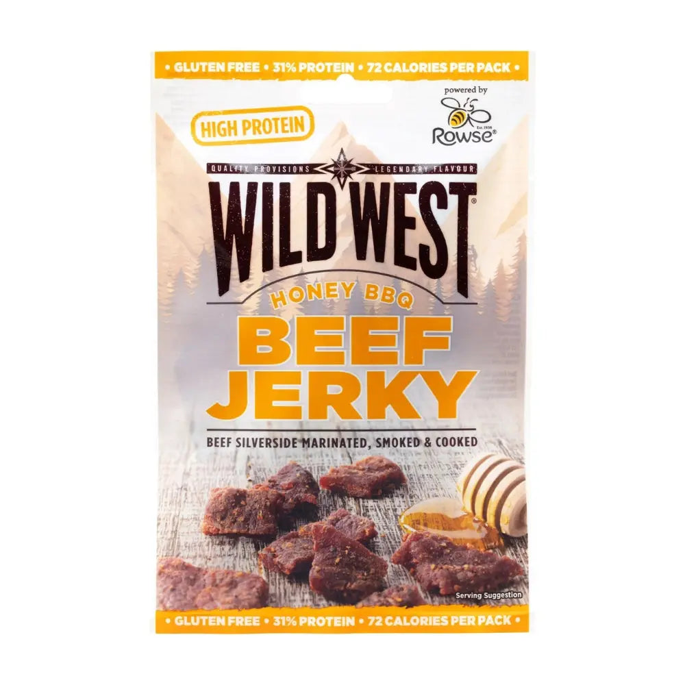 Wild West goveđi jerky s Honey BBQ umakom, pakiranje 25 g