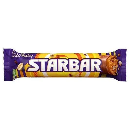 Cadbury Starbar čokoladna pločica u ljubičasto-žutom omotu