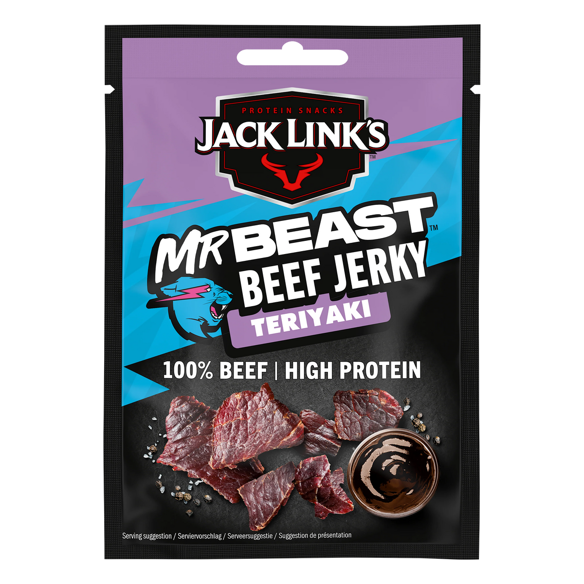 Teriyaki goveđi jerky vrećica Jack Link’s MrBeast, 25 g
