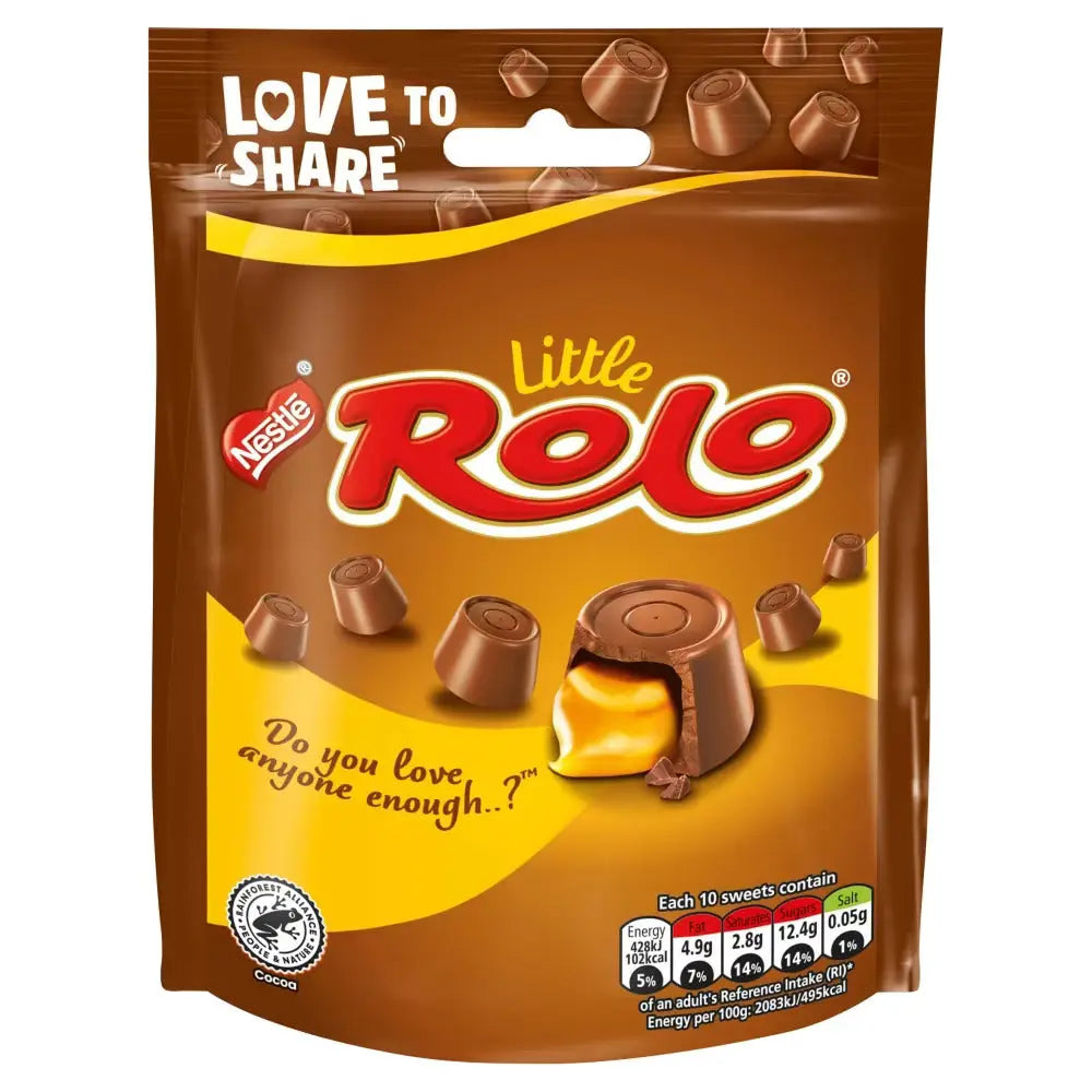 Nestle Little Rolo bomboni u vrećici, čokoladni praline s karamelnim punjenjem