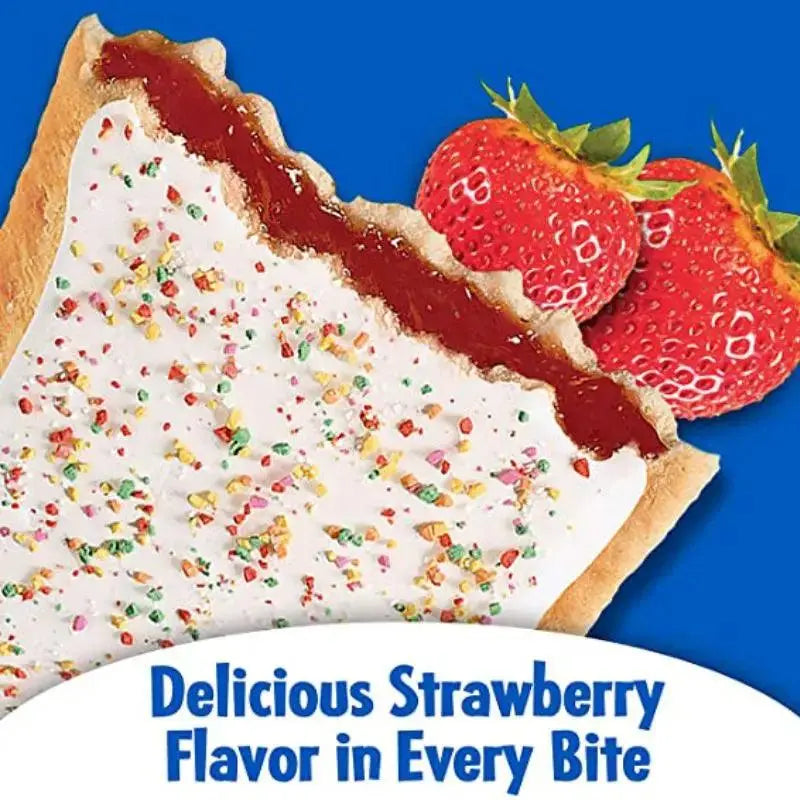 Pop-Tarts s glazurom: komad s jagodama i raznobojnim posipom