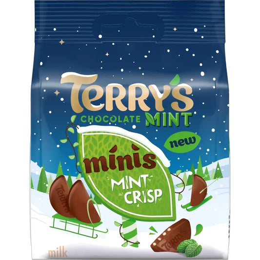 Terry's Minis Chocolate Mint Crisp 80g