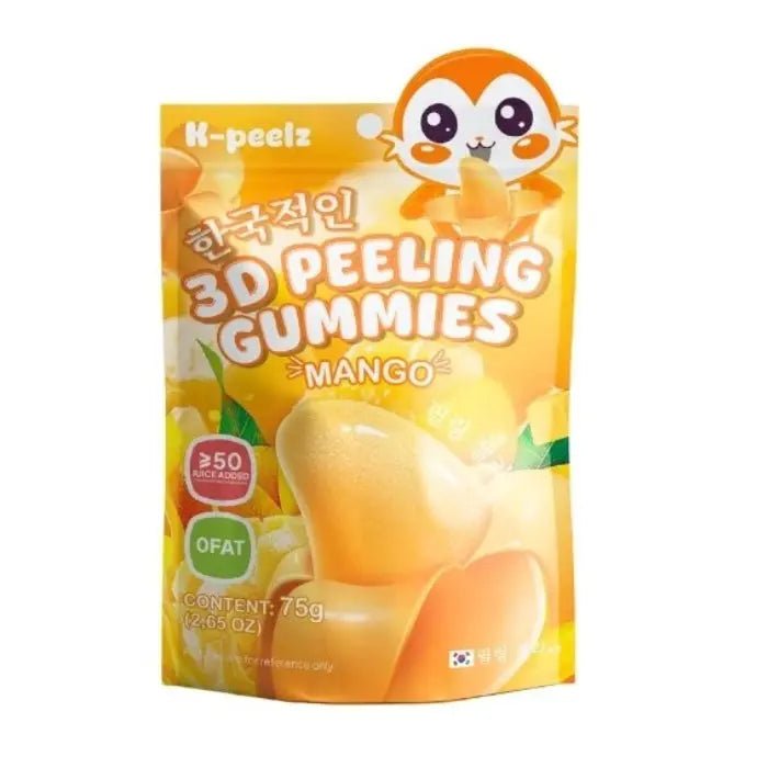 K-peelz 3D gummy s voćnim okusom manga, pakiranje 75 g