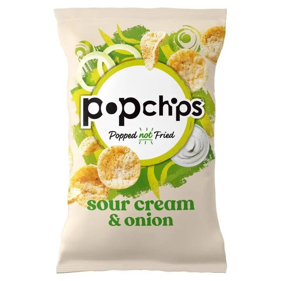 Popchips vrećica čipsa s kiselim vrhnjem i lukom, 50 g