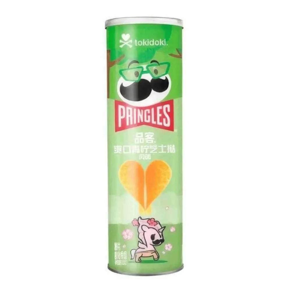 Pringles čips u zelenoj tubi s okusom limete i sira