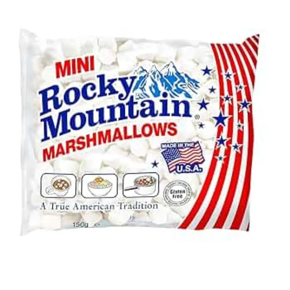 Rocky Mountain mini marshmallows 150 g u prozirnoj vrećici