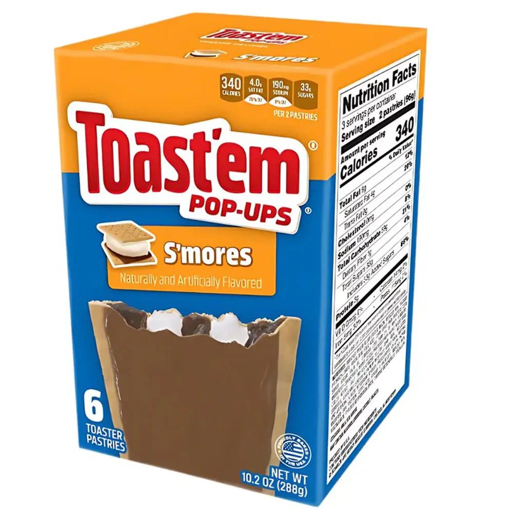 Kutija Toast'em Pop-ups s'mores, 288 g, 6 pločica
