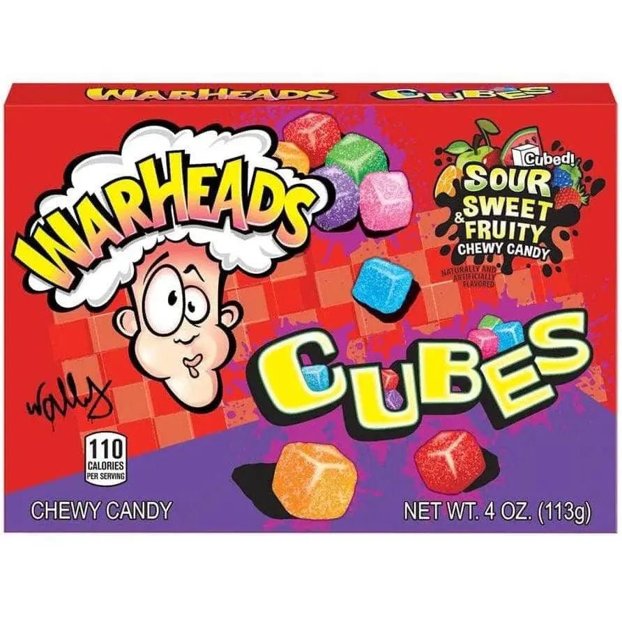 Warheads bomboni u kockama, žvakaći slatkiš u pakiranju, 113 g